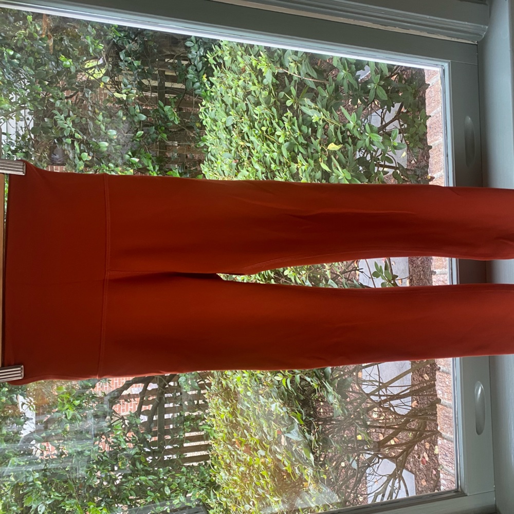Fall Autumn Orange Lululemon size 0 25inch